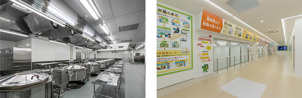 多治見市食育センターのステンレス製回転釜